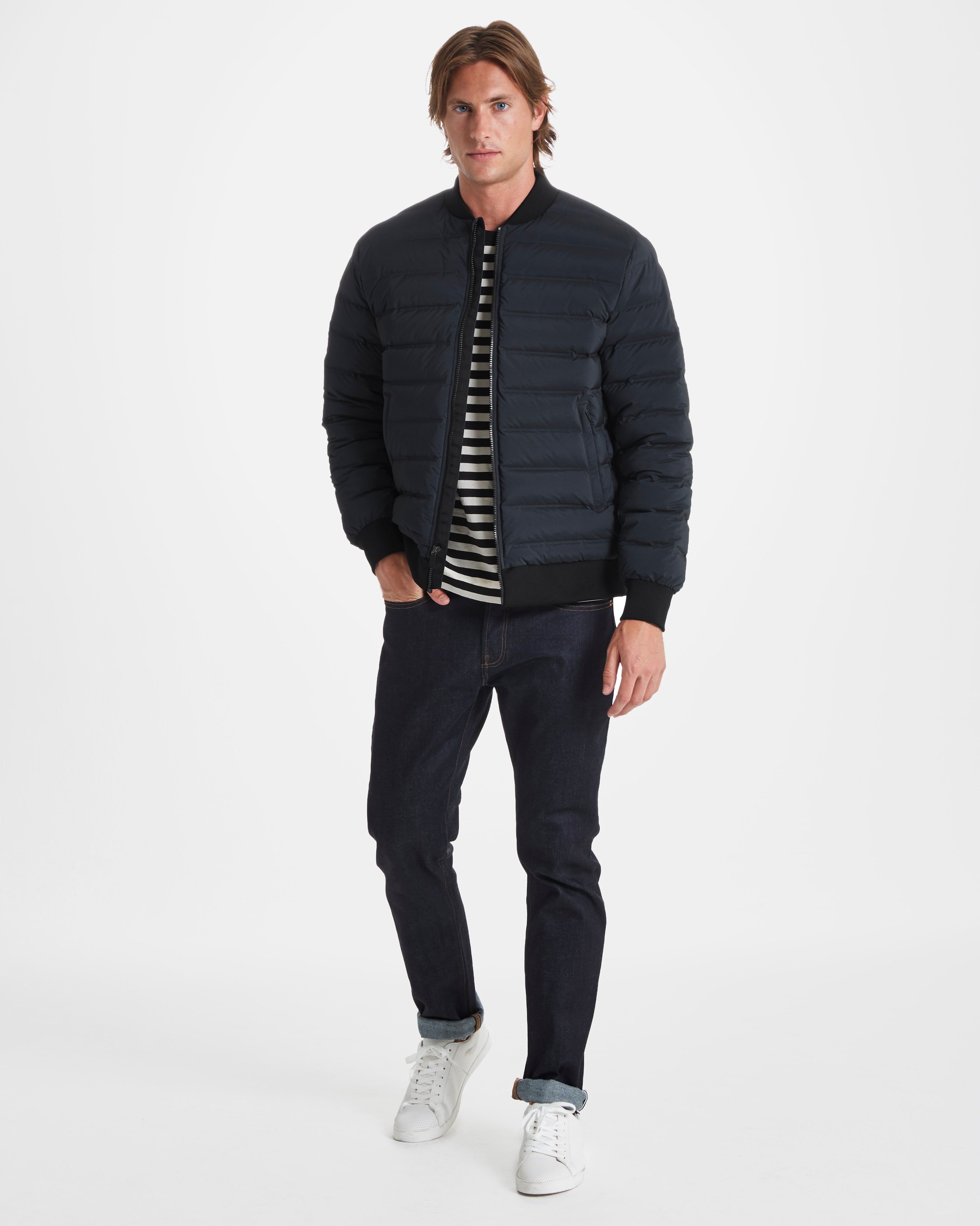 Down davidson hot sale bomber jacket